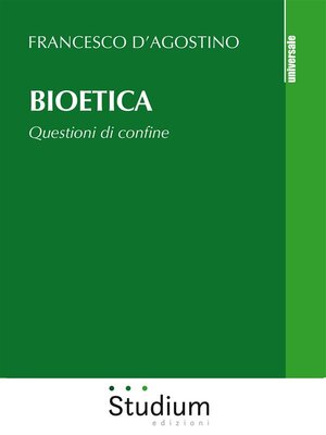 cover image of Bioetica